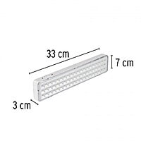 Lámpara de emergencia recargable 300 lm, 60 LED - LAE-60 / 43008