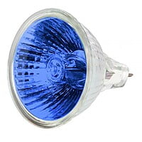 Lámpara de halógeno MR16, 50 W, azul, Volteck - JR-50Z / 47249