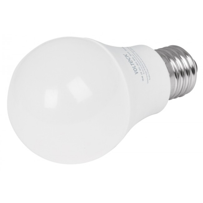 Lámpara de LED, A19, 12 W, luz cálida, Volteck - LED-75C / 46861