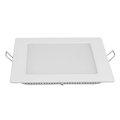 Luminario led slim de empotrar cuadrado, 6500K, 12W - EMP-401L / 48541