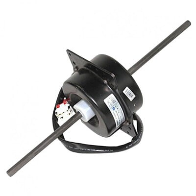 Motor Doble Flecha Para Ventana, 1.5 Toneladas 208-230V, 60Hz, 120W, 0.96A, Capacitor 6Mf 370V