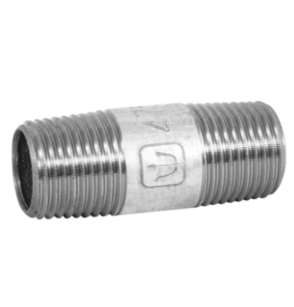 Niple, acero galvanizado, 1/2' x 2', cédula 40 - CG-401 / 47516