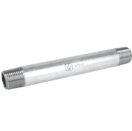 Niple, acero galvanizado, 1/2' x 6', cédula 40 - CG-404 / 47519 Niple, acero galvanizado, 1/2' x 6', cédula 40 - CG-404 / 47519