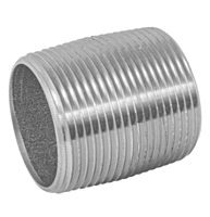 Niple, acero galvanizado, cuerda corrida, 1-1/4' - CG-474 / 48789