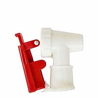 LLave de Agua Caliente Para Dispensador De Agua Economico Blanco - MDD10CB-24 LLave de Agua Caliente Para Dispensador De Agua Economico Blanco - MDD10CB-24