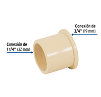 Reducción Bushing CPVC 1-1/4' x 3/4' - CPVC-235 / 48939