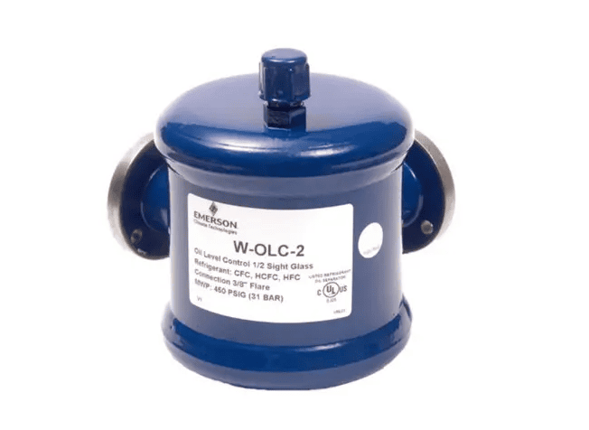 Regulador Mecanico De Nivel De Aceite, Nivel a la mitad de la mirilla (Copeland)-W-OLC-2 Regulador Mecanico De Nivel De Aceite, Nivel a la mitad de la mirilla (Copeland)-W-OLC-2