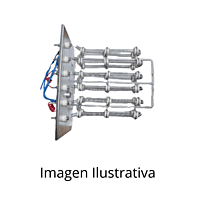 Banco De Resistencias, Prototipo Equipo, 25 Kw, 2 Etapas, 220V, Trifasico, 65.69 Amp, 85325 BTU Banco De Resistencias, Prototipo Equipo, 25 Kw, 2 Etapas, 220V, Trifasico, 65.69 Amp, 85325 BTU