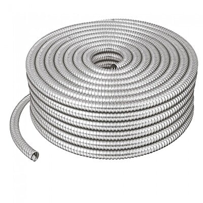 Rollo de 50 m de tubo flexible liquid tight de 1/2', Volteck - TFR-1/2 / 47321