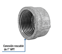 Tapón capa, acero galvanizado, 1' - CG-303 / 47493 Tapón capa, acero galvanizado, 1' - CG-303 / 47493