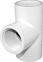 Tee sencilla de PVC, 1-1/2' - PVC-765 / 45533 Tee sencilla de PVC, 1-1/2' - PVC-765 / 45533