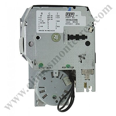 Timer Para Lavadora, 1/2Hp, 15-7.5A, 125-250Vac / 13-6.5A, 125-250Vac / 5-2.5A, 125-250Vac - 285938