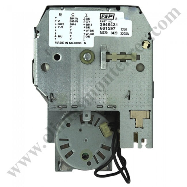 Timer Para Lavadora, 1/2Hp, 15-7.5A, 125-250Vac / 13-6.5A, 125-250Vac / 5-2.5A, 125-250Vac - 661597 Timer Para Lavadora, 1/2Hp, 15-7.5A, 125-250Vac / 13-6.5A, 125-250Vac / 5-2.5A, 125-250Vac - 661597