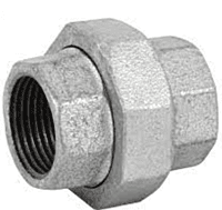Tuerca unión, acero galvanizado, 1-1/2' - CG-975 / 48772 Tuerca unión, acero galvanizado, 1-1/2' - CG-975 / 48772