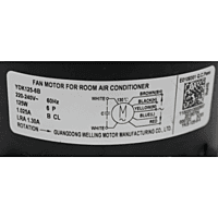 Motor Condensador 3 Ton 220V, Modelo: Ydk125-6B - 11002012002957 Motor Condensador 3 Ton 220V, Modelo: Ydk125-6B - 11002012002957
