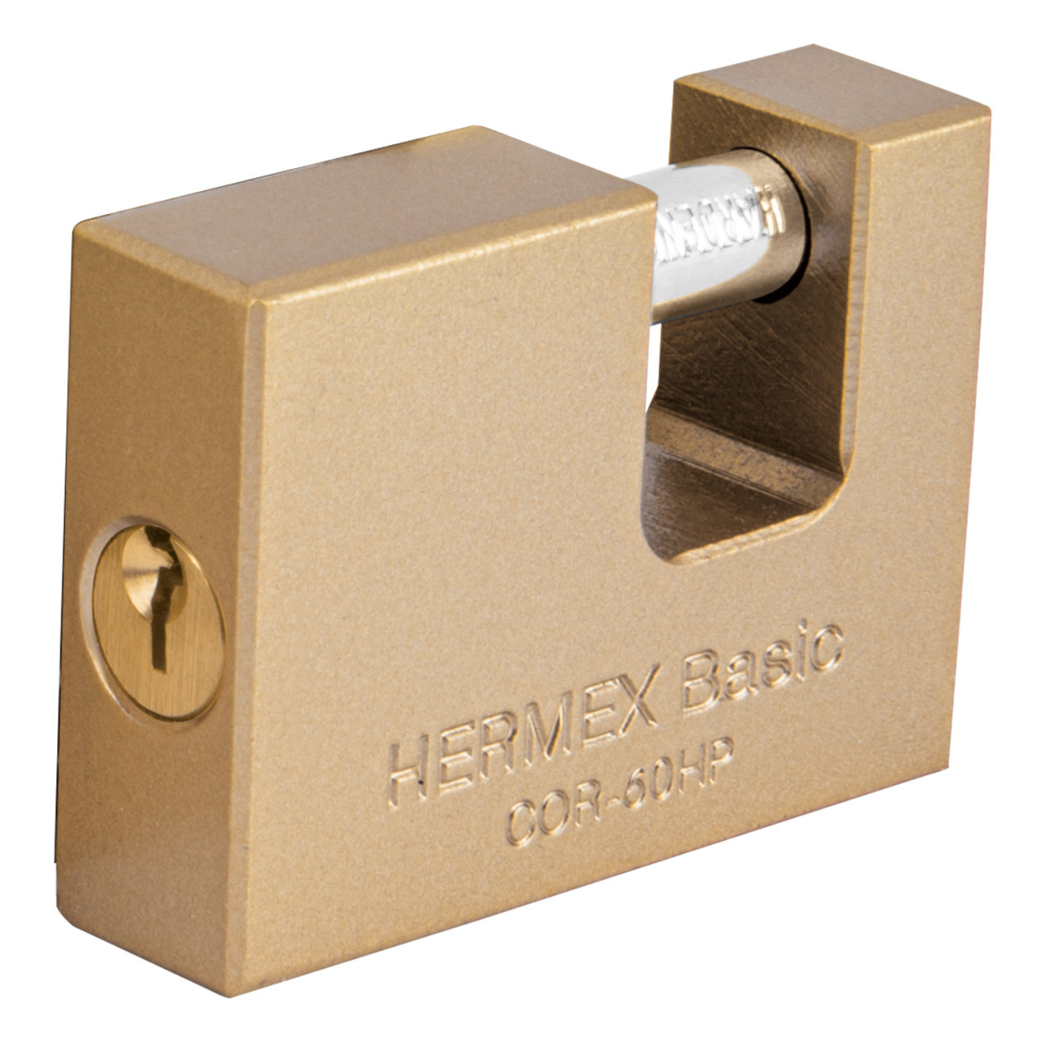 Candado antipalanca 60 mm cuerpo de hierro, HERMEX BASIC - COR-60HP / 22516 Candado antipalanca 60 mm cuerpo de hierro, HERMEX BASIC - COR-60HP / 22516