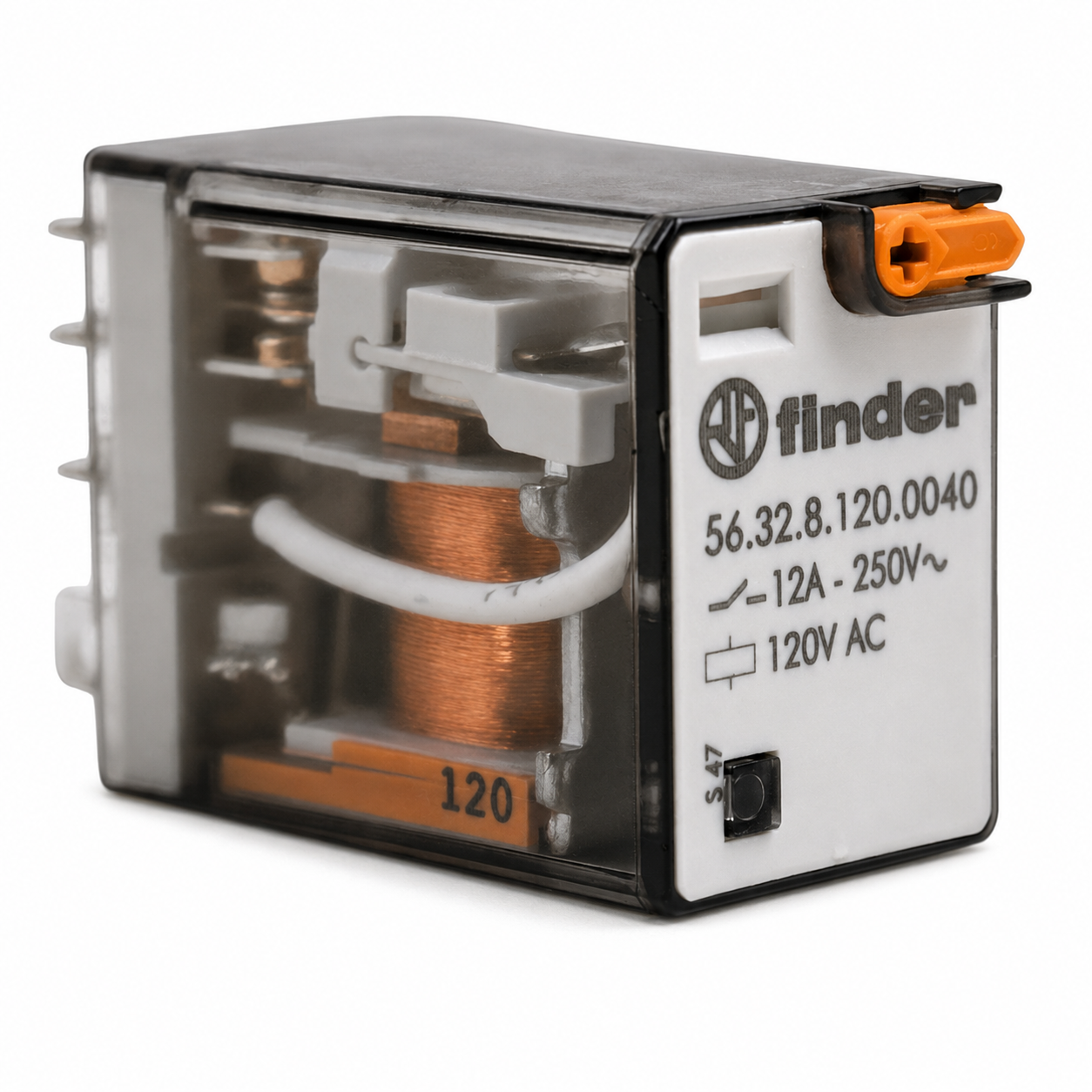 Relé, FINDER, Cubo de Hielo, 120V, 50/60 Hz - 56.32.8.120.0040 Relé, FINDER, Cubo de Hielo, 120V, 50/60 Hz - 56.32.8.120.0040