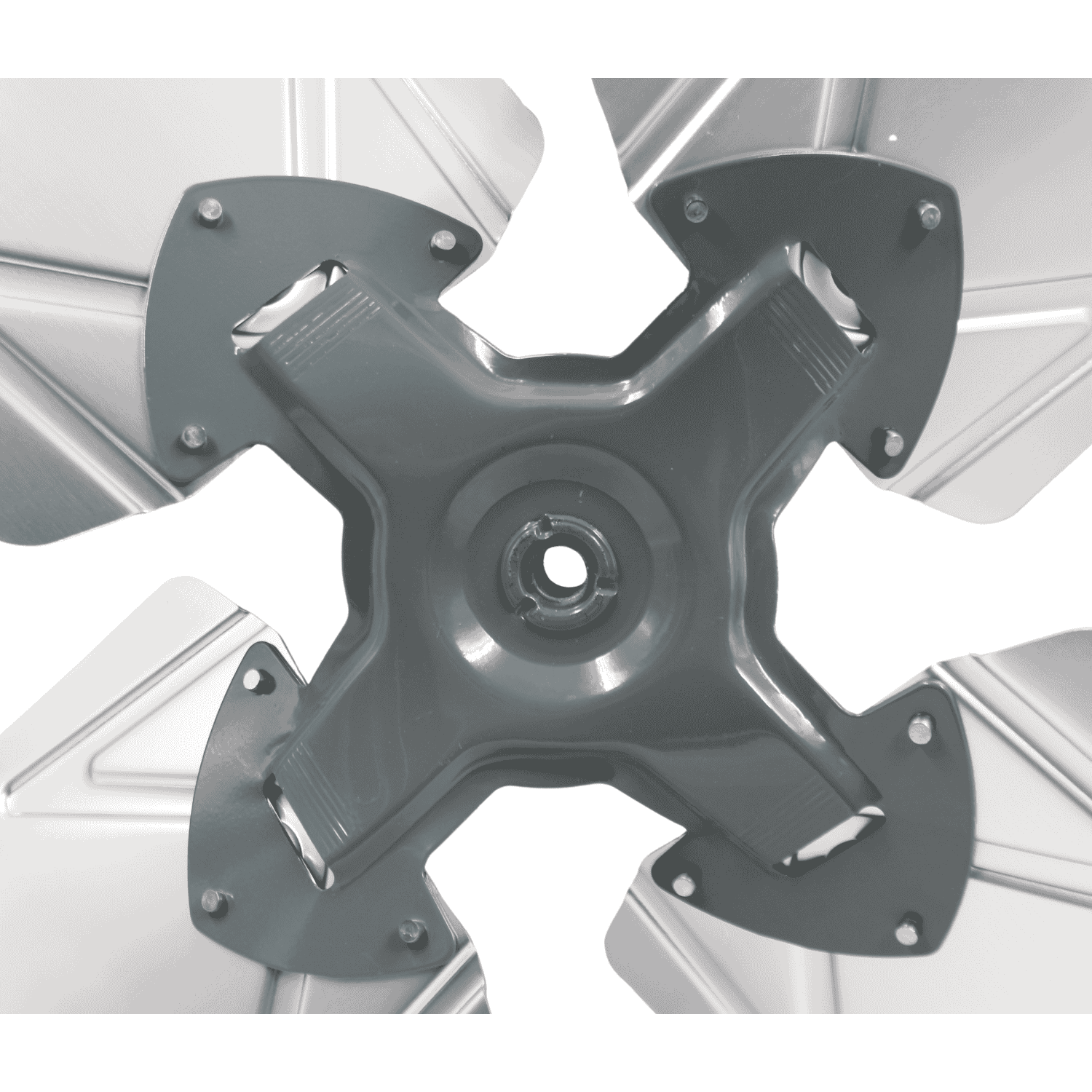 Aspa Aluminio 18", 04 Hojas, Centro 1/2 - A184H12 Aspa Aluminio 18", 04 Hojas, Centro 1/2 - A184H12