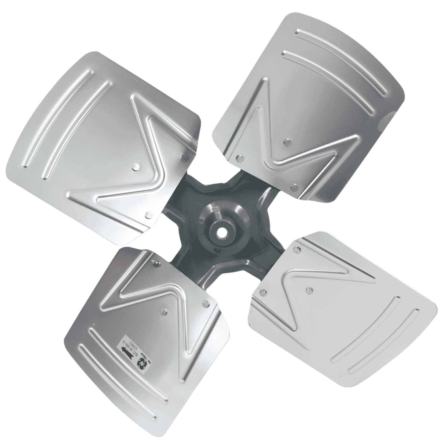 Aspa Aluminio 20", 04 Hojas, Centro 1/2 - A204H12 Aspa Aluminio 20", 04 Hojas, Centro 1/2 - A204H12