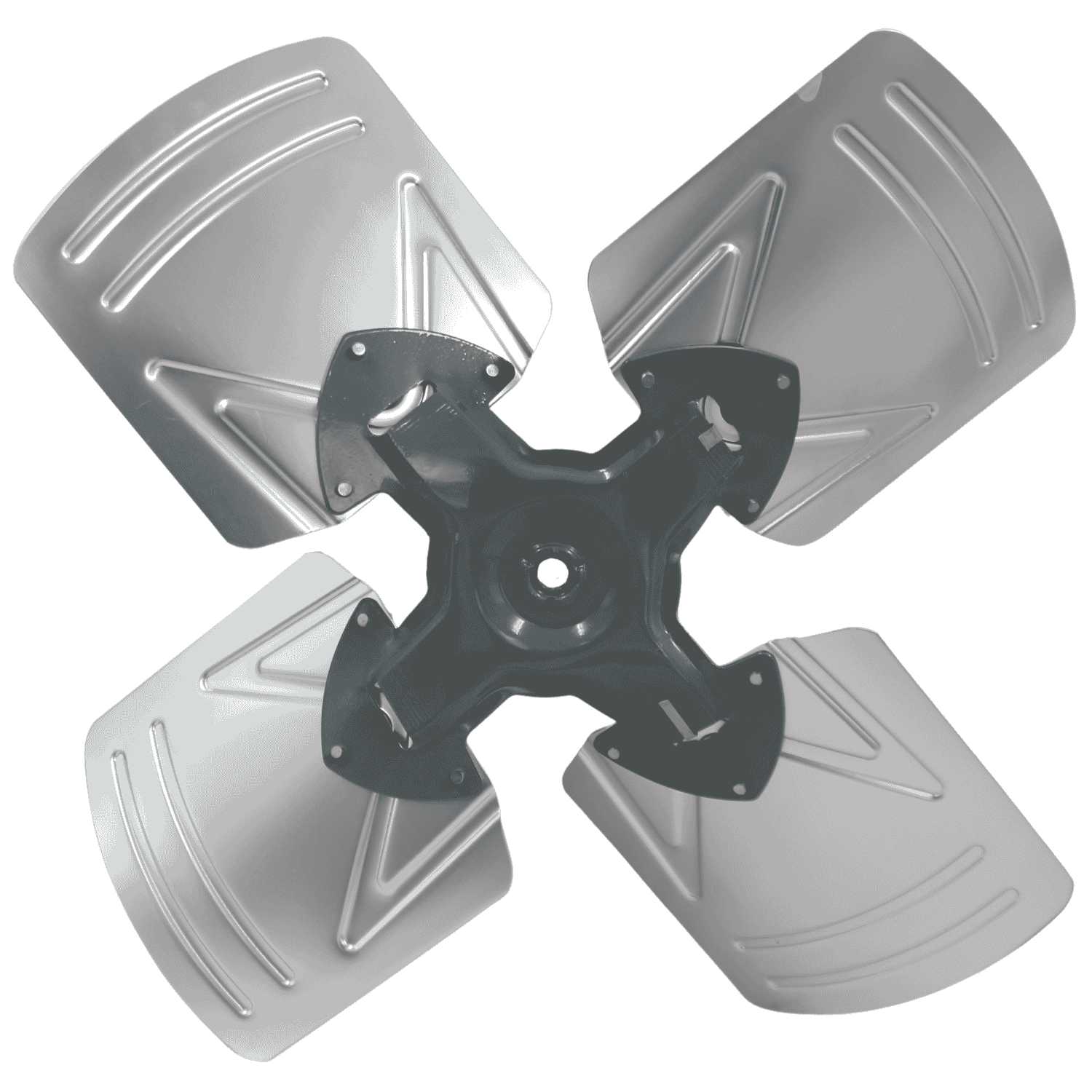 Aspa Aluminio 20", 04 Hojas, Centro 1/2 - A204H12 Aspa Aluminio 20", 04 Hojas, Centro 1/2 - A204H12