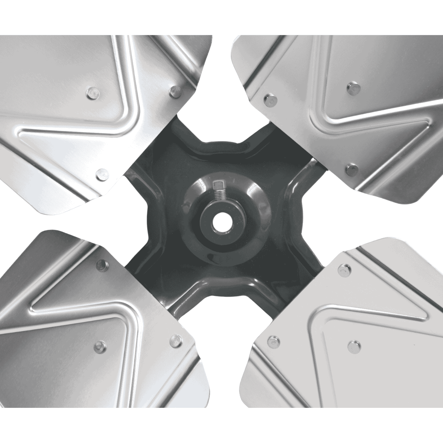 Aspa Aluminio 24", 04 Hojas, Centro 1/2 - A244H12 Aspa Aluminio 24", 04 Hojas, Centro 1/2 - A244H12