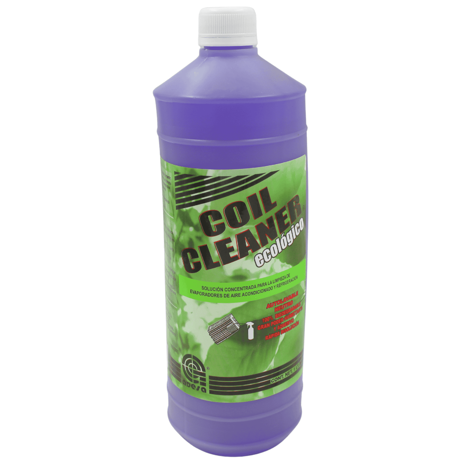 Coil Cleaner Ecologico Morado (Litro), Adesa Ad-Cc-07