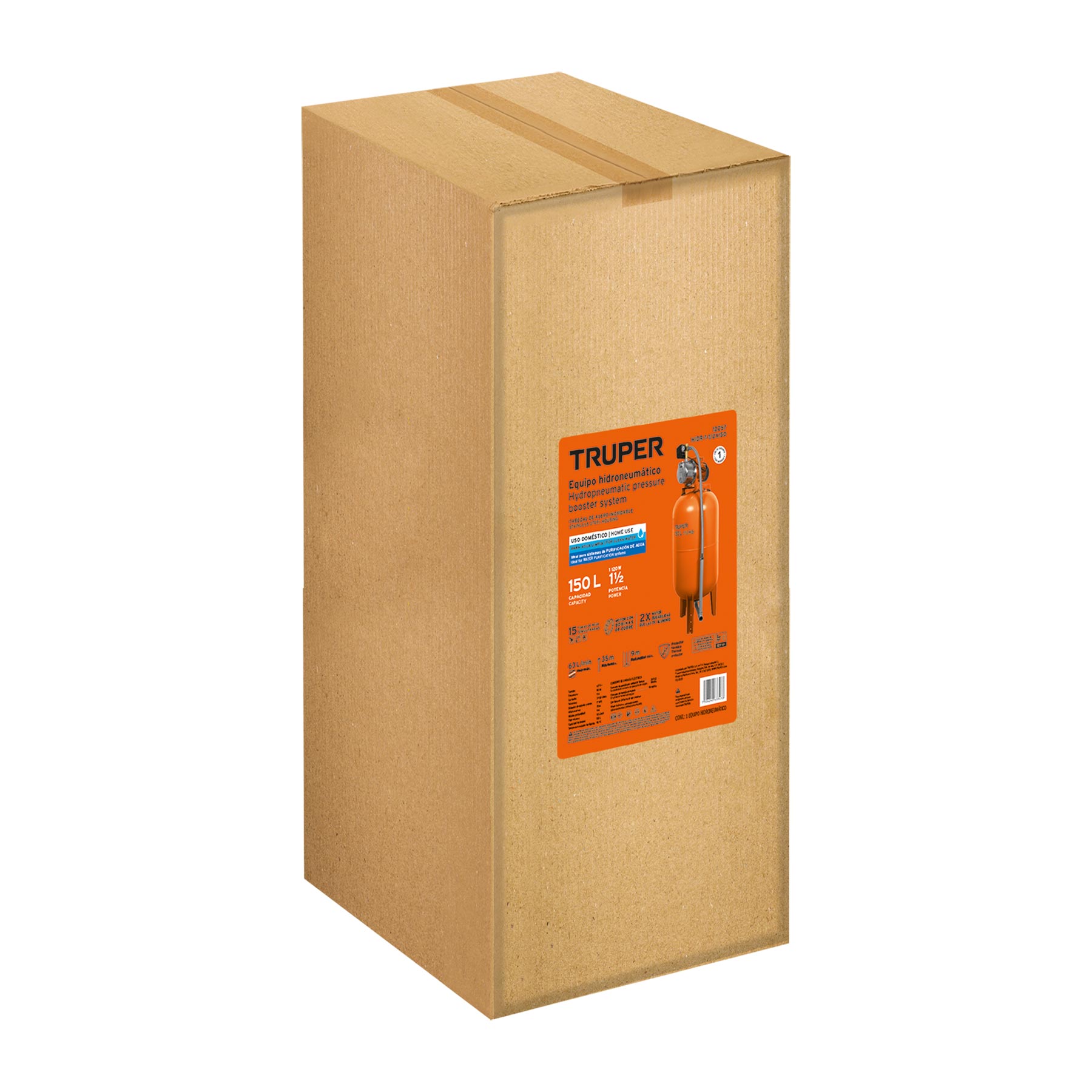 Caja de empaque de repuesto para HIDR-1X100, Truper-CJ-HIDR-1X100 / 103138 Caja de empaque de repuesto para HIDR-1X100, Truper-CJ-HIDR-1X100 / 103138