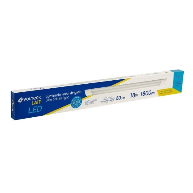 Luminario lineal LED 18W, 6500K, delgado, para gabinete - GAB-201L / 48390 Luminario lineal LED 18W, 6500K, delgado, para gabinete - GAB-201L / 48390