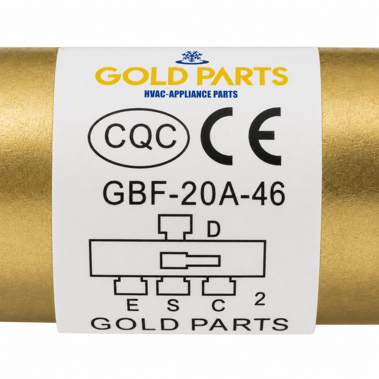 Valvula 4 Vias Gold Parts, 1/2 - 3/4 - GBF-20A-46 Valvula 4 Vias Gold Parts, 1/2 - 3/4 - GBF-20A-46