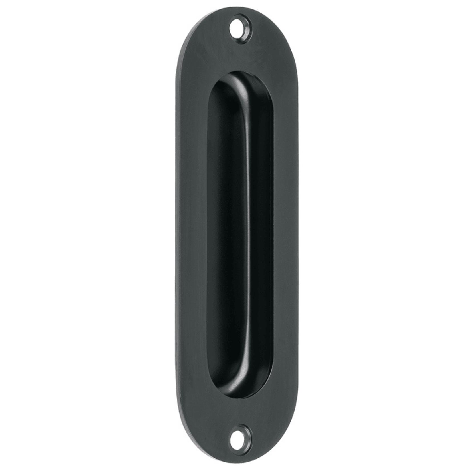 Jaladera de embutir ovalada acabado negro, HERMEX-JALE-62 / 47800 Jaladera de embutir ovalada acabado negro, HERMEX-JALE-62 / 47800