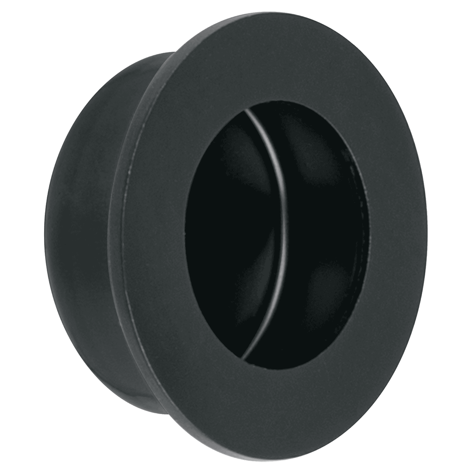 Jaladera de embutir circular No. 2 acabado negro-JALED-62 / 47801 Jaladera de embutir circular No. 2 acabado negro-JALED-62 / 47801
