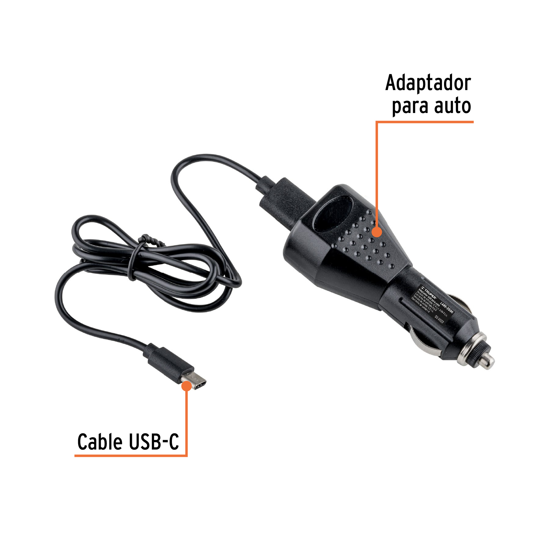 Linterna reflectora LED 2000 lm, recargable, TRUPER-LARE-2000 / 102418 Linterna reflectora LED 2000 lm, recargable, TRUPER-LARE-2000 / 102418