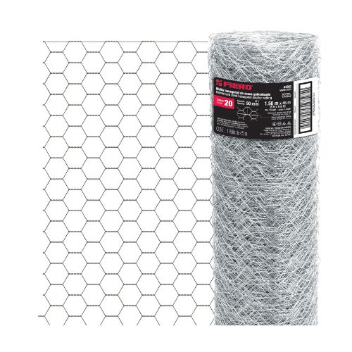 Rollo malla hexagonal cal.20, 1.5x 45m, abertura 50mm, 15kg-MAHE-5015 / 44662 Rollo malla hexagonal cal.20, 1.5x 45m, abertura 50mm, 15kg-MAHE-5015 / 44662