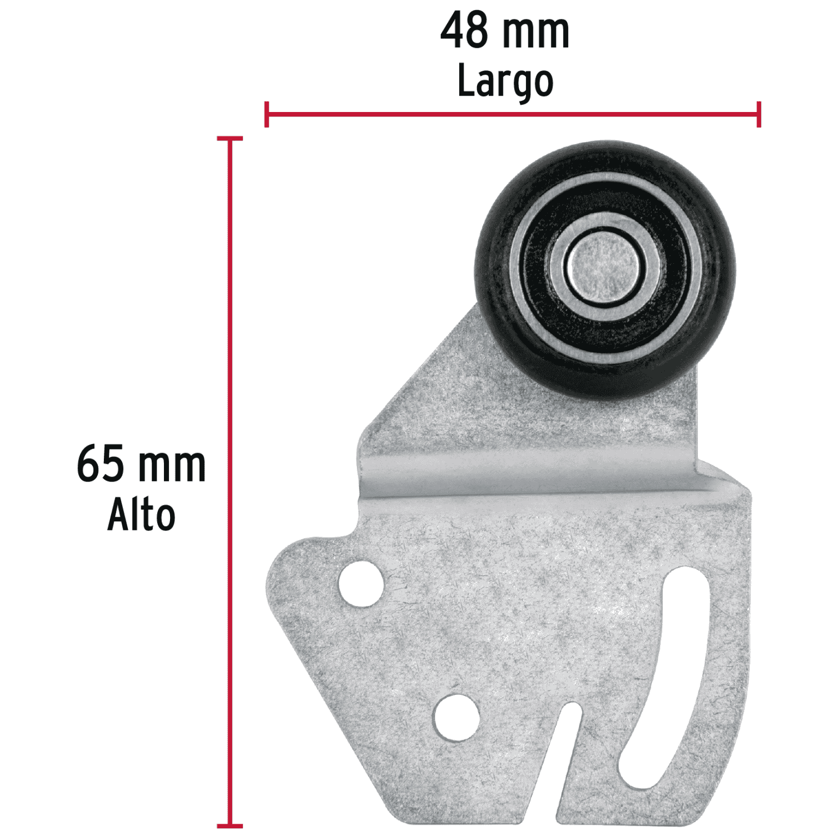 Sistema corredizo para riel superior de clóset, HERMEX-SC-01 / 48970 Sistema corredizo para riel superior de clóset, HERMEX-SC-01 / 48970