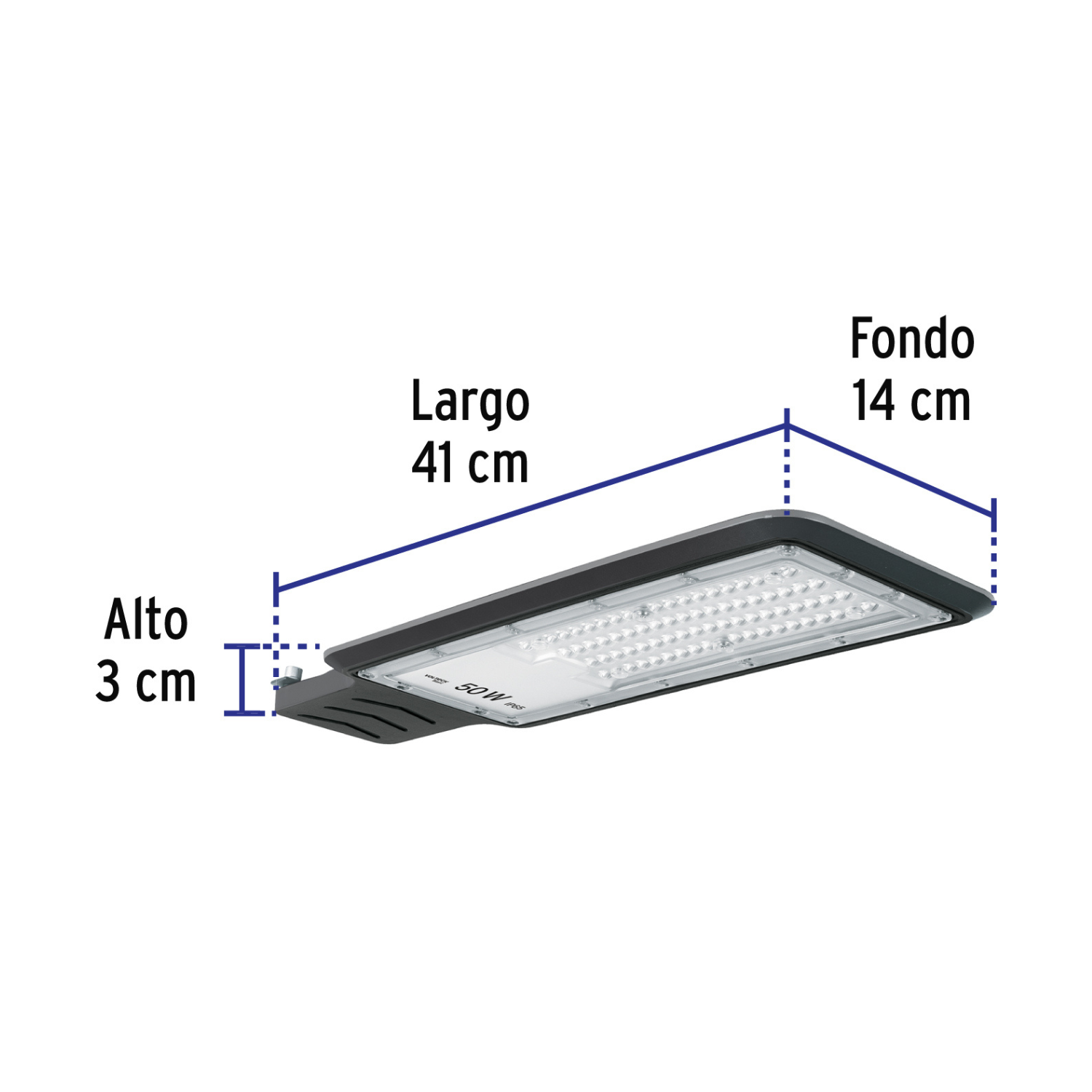Luminario suburbano LED 50 W 6500 K, VOLTECK BASIC-SUB-740L / 29936 Luminario suburbano LED 50 W 6500 K, VOLTECK BASIC-SUB-740L / 29936